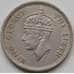 Монета Малайя 10 центов 1949 КМ8 VF арт. 5176