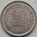 Монета Малайя 10 центов 1950 КМ8 VF арт. 5175
