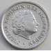 Монета Нидерландские Антиллы 1/10 гульдена 1963 КМ3 AU Серебро арт. 5167