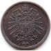 Монета Германия 2 пфеннига 1874 А КМ2 VF арт. 5230