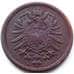 Монета Германия 2 пфеннига 1876 А КМ2 VF арт. 5232