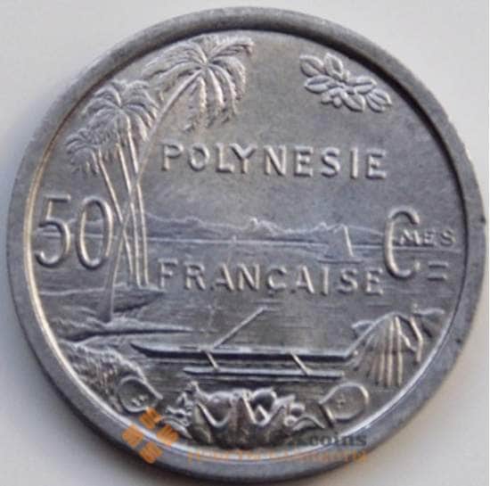 Французская Полинезия 50 сантим 1965 КМ1 UNC арт. 5319