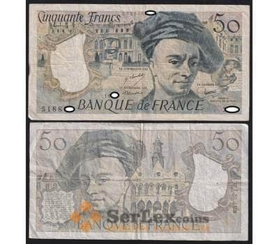 Франция банкнота 50 франков 1976-1992 Р152 F  арт. 42587