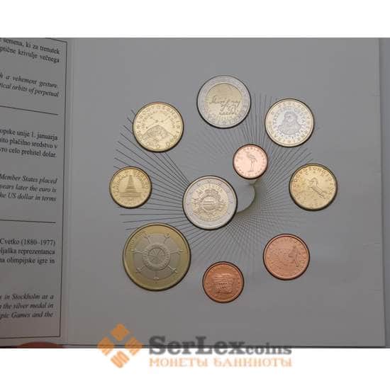 Словения Официальный Набор 1 цент - 3 евро  (9 шт) 2012 в буклете арт. 28096