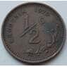 Родезия 1/2 цента 1970-1977 КМ9 VF арт. 7139