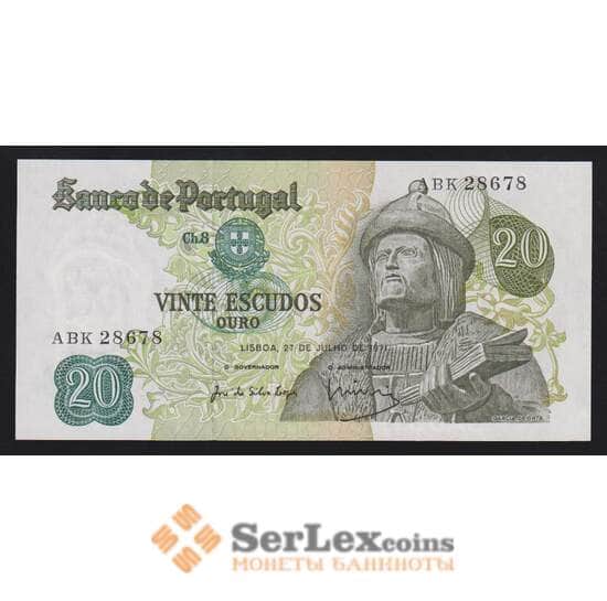Португалия 20 эскудо 1971 Р173(5) UNC арт. 55859
