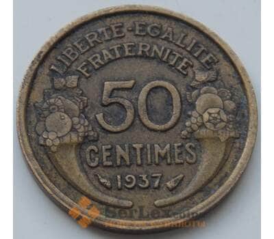 Монета Франция 50 сантим 1931-1947 КМ894 VF арт. 7345