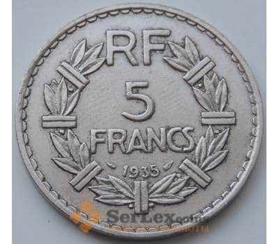 Монета Франция 5 франков 1933-1938 КМ888 VF арт. 7342