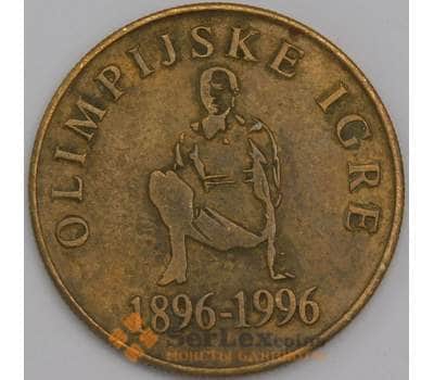 Словения монета 5 толаров 1996 КМ33 XF Олимпийские игры арт. 42349
