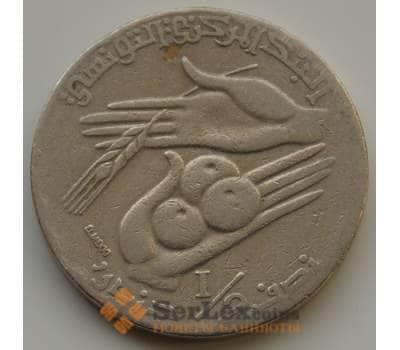 Монета Тунис 1/2 динара 1990 KM318 VF арт. 8550