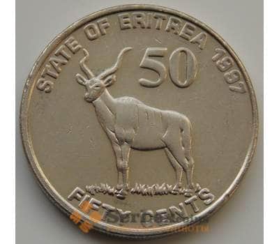 Монета Эритрея 50 центов 1997 KM47 XF арт. 8548