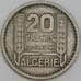 Монета Алжир 20 франков 1949 KM91 VF арт. 8549