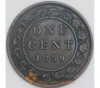Канада 1 цент 1859 КМ1 VF+ арт. 56567