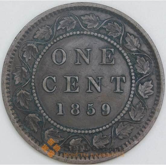 Канада 1 цент 1859 КМ1 VF+ арт. 56567 Канада 1 цент 1859 КМ1 VF+ арт. 56567