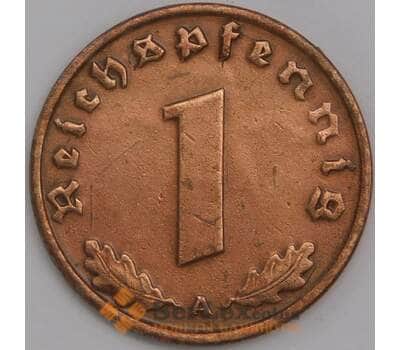 Монета Германия 1 рейхспфенниг 1937 A КМ89 XF+ арт. 14405