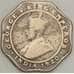 Монета Британская Индия 4 анна 1920 КМ519 F (n17.19) арт. 21319