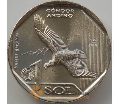 Монета Перу 1 соль 2017 UNC Андский кондор арт. 11921