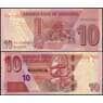 Зимбабве 10 долларов 2019 UNC арт. 28681