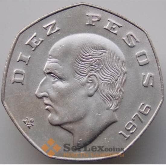Мексика 10 песо 1974-1985 КМ477 AU-aUNC арт. 9123