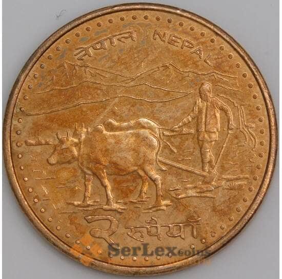 Непал 2 рупии 2009 АU КМ1188 арт. 45647