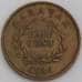 Саравак монета 1/2 цента 1933 КМ20 XF арт. 45711