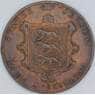 Джерси 1/26 шиллинга 1844 КМ2 VF арт. 56678