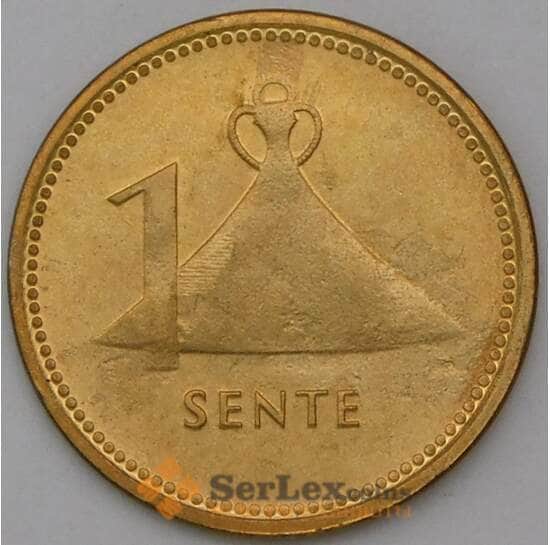 Лесото 1 сенте 1992 КМ54а UNC арт. 26833