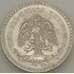 Монета Мексика 1 песо 1943 КМ455 aUNC Серебро (n17.19) арт. 19038