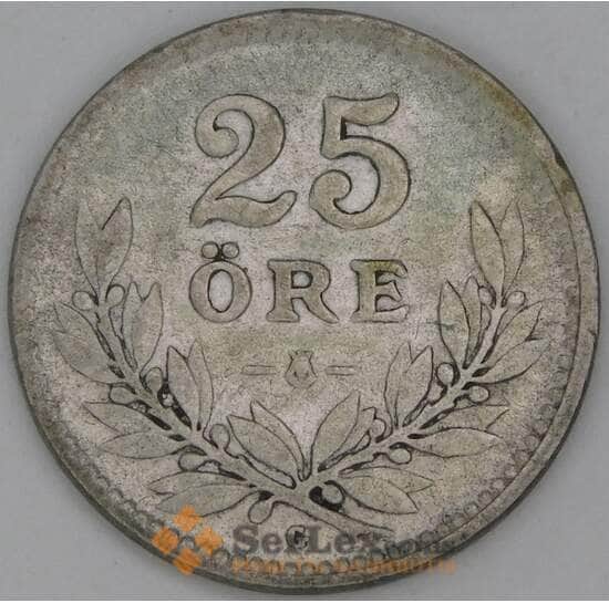 Швеция 25 эре 1930 КМ785 F арт. 53732