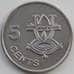 Монета Соломоновы острова 5 центов 2005 КМ26а UNC арт. 14056