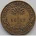 Монета Британская Западная Африка 1 шиллинг 1947 КМ23 VF арт. 7416