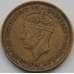 Монета Британская Западная Африка 1 шиллинг 1947 КМ23 VF арт. 7416