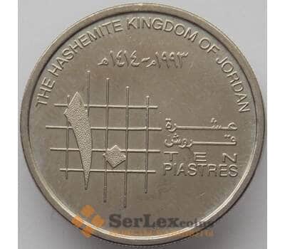Монета Иордания 10 пиастров 1993 КМ55 aUNC (J05.19) арт. 16903