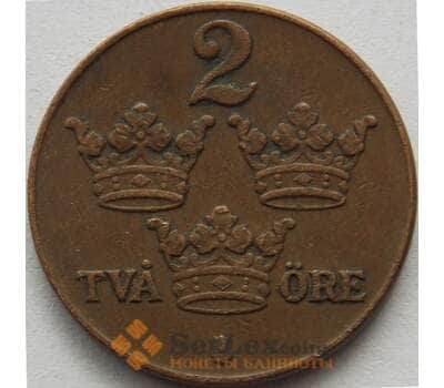 Монета Швеция 2 эре 1940 КМ778 XF (J05.19) арт. 15784