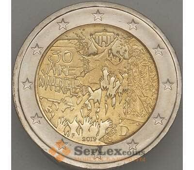 Монета Германия 2 евро 2019 UNC 30-летие падения Берлинской стены арт. 18998