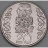 Новая Зеландия монета 20 центов 1990 КМ81 UNC арт. 49207