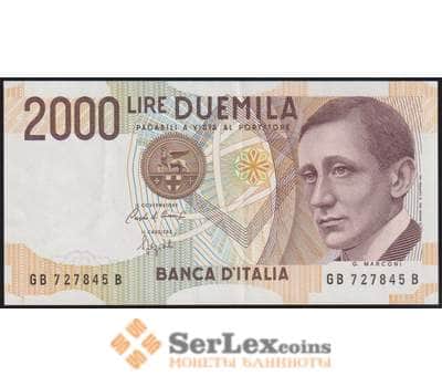 Италия банкнота 2000 лир 1990 Р115 XF-AU арт. 48077