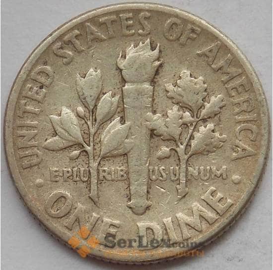 США дайм 10 центов 1950 КМ195 VF+ арт. 12822