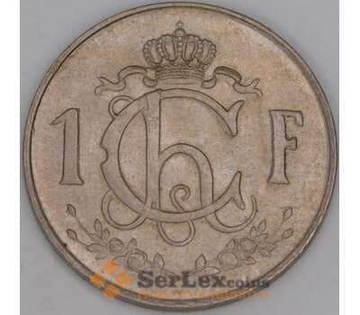 Люксембург 1 франк 1962 КМ46.2 UNC арт. 53371