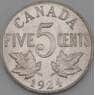 Канада 5 центов 1924 КМ29 AU арт. 22035