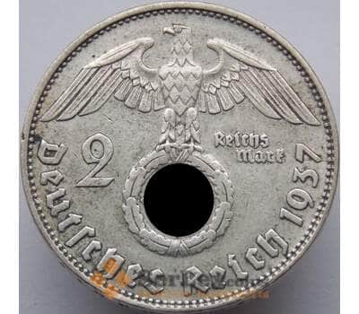 Монета Германия 2 марки 1937 D КМ487 VF арт. 8918
