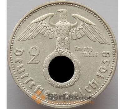 Монета Германия 2 марки 1938 A КМ93 XF арт. 8909