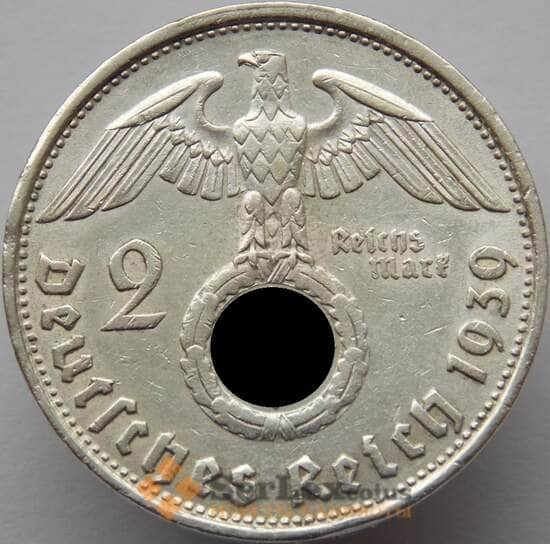 Германия 2 марки 1939 B КМ487 VF арт. 8941
