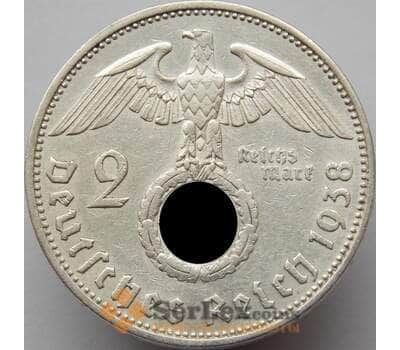 Монета Германия 2 марки 1938 A КМ487 VF+ арт. 8942