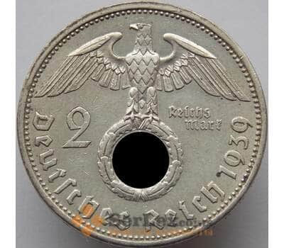 Монета Германия 2 марки 1939 A КМ487 VF арт. 8943