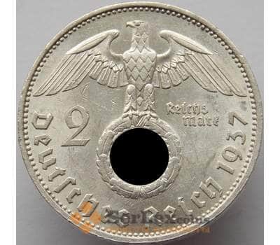 Монета Германия 2 марки 1937 A КМ487 XF-AU арт. 8946