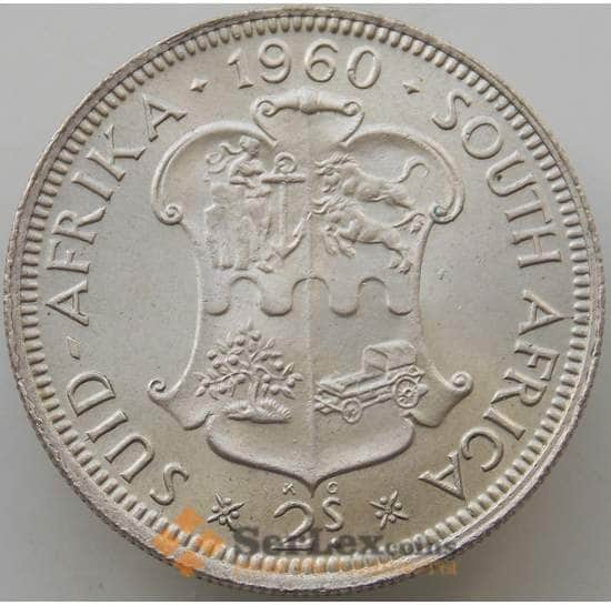 Южная Африка ЮАР 2 шиллинга 1960 КМ50 UNC Серебро арт. 14667