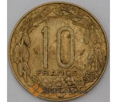 Монета Центрально-Африканские Штаты 10 франков 1985 КМ9 VF арт. 28461