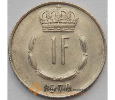 Монета Люксембург 1 франк 1970 КМ55 aUNC  арт. 16182