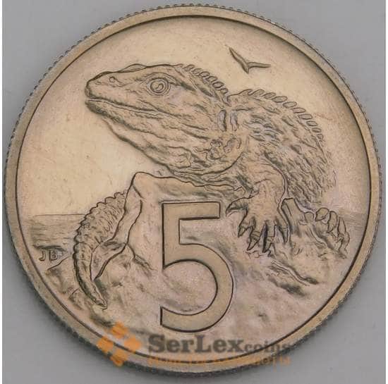 Новая Зеландия 5 центов 1968 КМ34 BU арт. 46614
